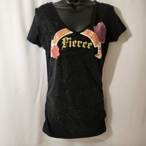 Pepe Jeans Black v neck tee shirt